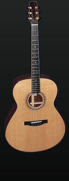 Full view of a Concert, Full Body guitar