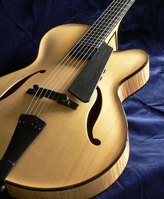 Custom Archtop Front Detail